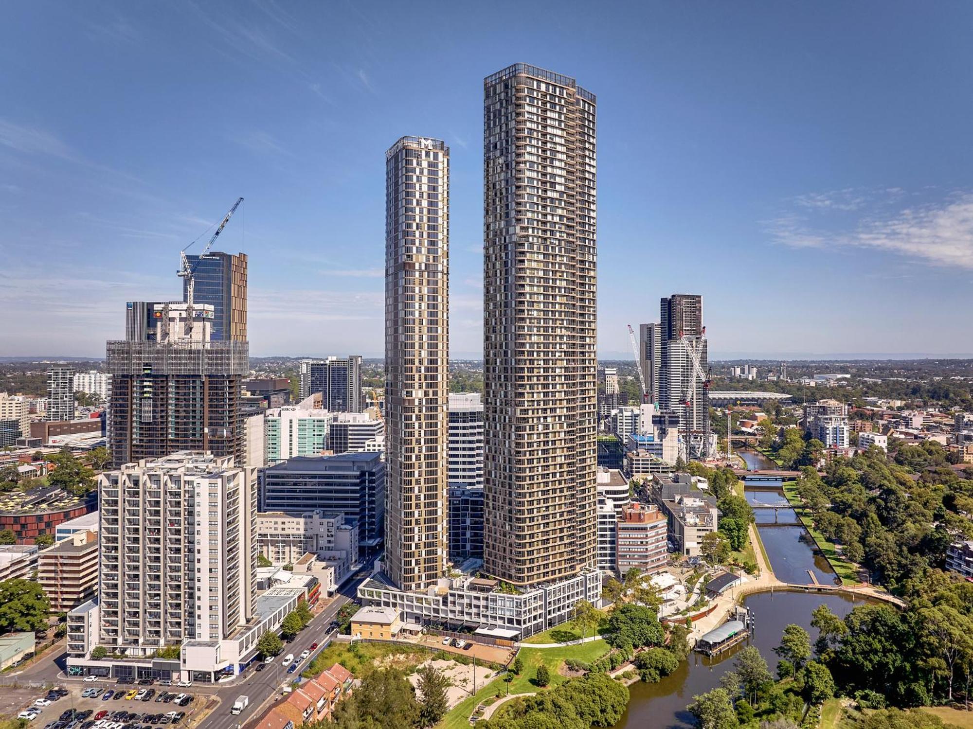 Meriton Suites George Street, Parramatta Sydney Eksteriør bilde