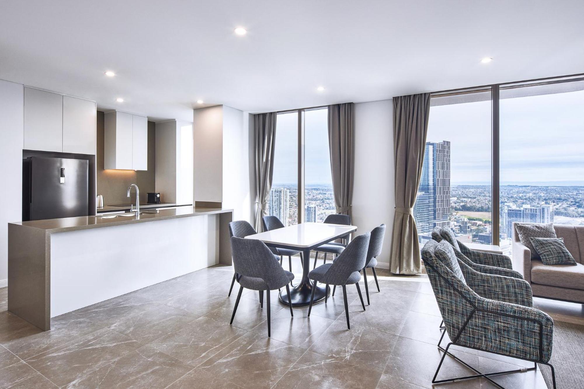 Meriton Suites George Street, Parramatta Sydney Eksteriør bilde